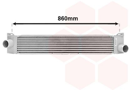 VAN WEZEL Intercooler Article number: 17004360 cheaply