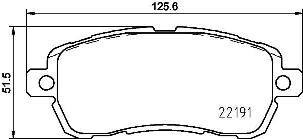 MINTEX Brake pad set Article number: MDB3951 cheaply