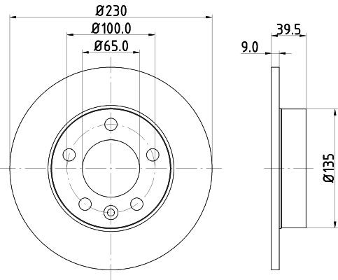 MINTEX Bremseskive Varenummer: MDC980C billige