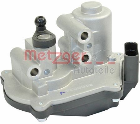 METZGER 2100031 Позициониращ елемент, въртяща клапа (всмукателни тръби) TOUAREG 3.0 V6 TDI 240 K.C. дизел 2010