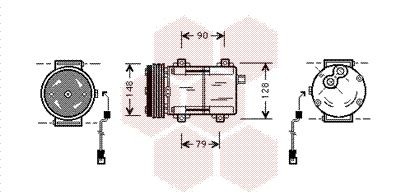 VAN WEZEL Kliimakompressor Artikli number: 1800K277 soodsalt