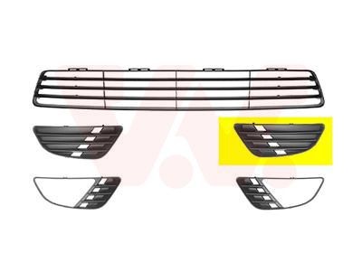VAN WEZEL Bumper grill Article number: 1805591 cheaply