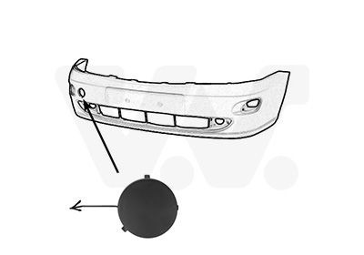 VAN WEZEL Cover, bumper Article number: 1858587 cheaply