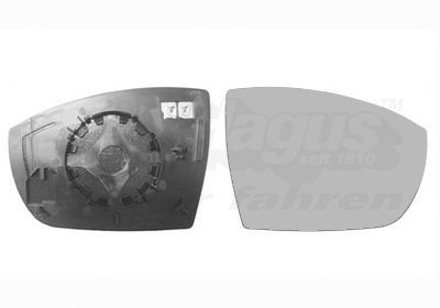 VAN WEZEL Mirror Glass, outside mirror Article number: 1869838 cheaply