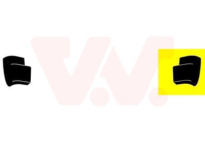 VAN WEZEL Rear bumper Article number: 1895534 cheaply