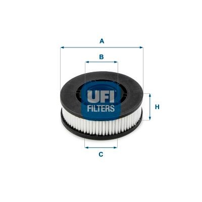 UFI Filter, karterituulutus Artikli number: 27.689.00 soodsalt