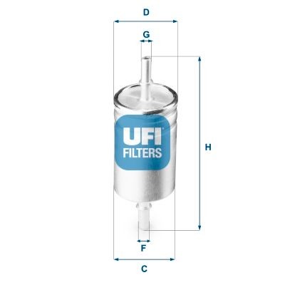 UFI Kütusefilter Artikli number: 31.941.00 soodsalt