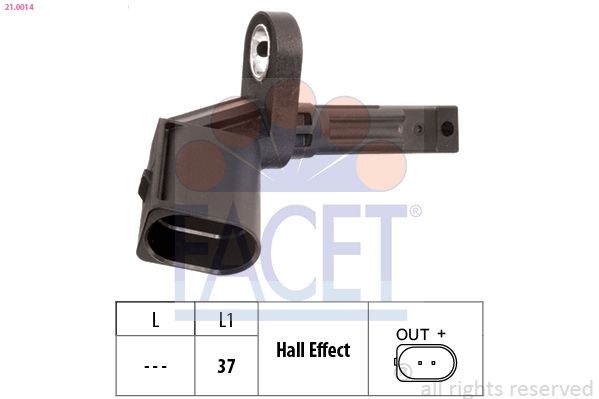 FACET ABS sensor Article number: 21.0014 cheaply