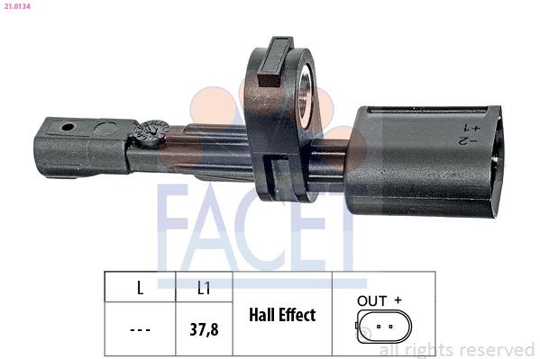 FACET ABS sensor Article number: 21.0134 cheaply