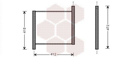 VAN WEZEL Engine radiator Article number: 29002002 cheaply