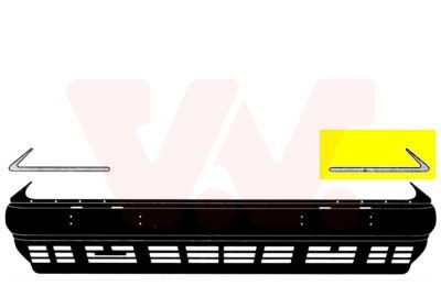 VAN WEZEL Bumper moulding Article number: 3025581 cheaply