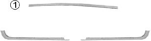 VAN WEZEL Bumper moulding Article number: 3028452 cheaply