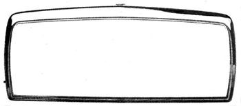 VAN WEZEL Frame, radiator grille Article number: 3030514 cheaply