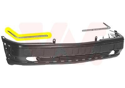 VAN WEZEL Bumper moulding Article number: 3030582 cheaply