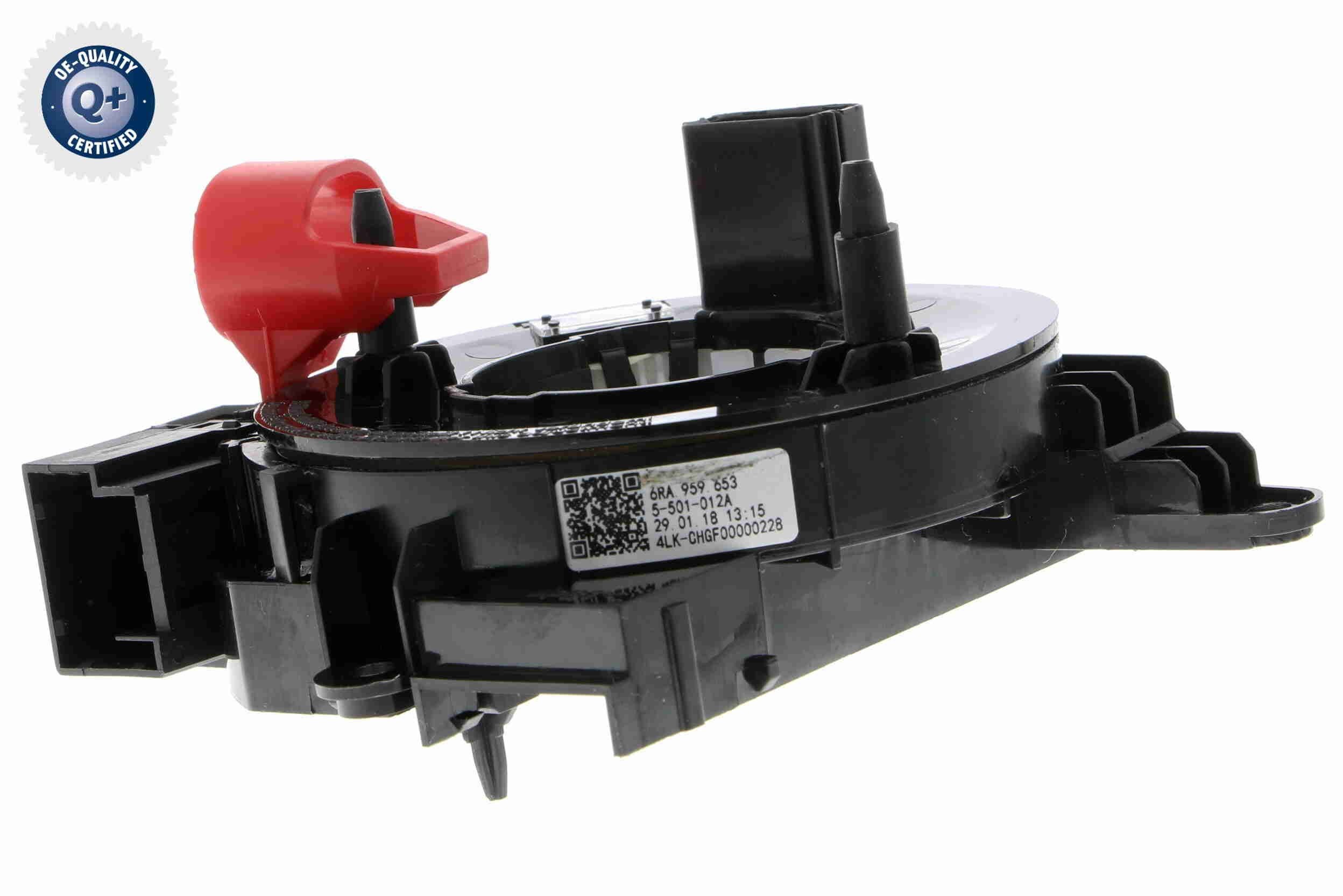 VEMO V10-72-1444 Clockspring, airbag T-CROSS 1.0 TSi (CHZL, DKLA) 95 PS Petrol