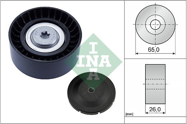 INA Deflection / Guide Pulley, v-ribbed belt Article number: 532 0804 10 cheaply