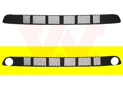 VAN WEZEL Bumper grill Article number: 3323599 cheaply