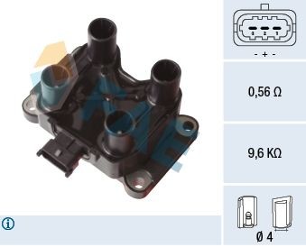 FAE Ignition coil Article number: 80358 cheaply