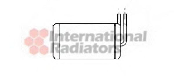 VAN WEZEL Heater matrix Article number: 37006093 cheaply