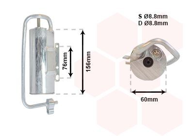 VAN WEZEL Essiccatore climatizzatore Numero articolo: 3700D335 poco costoso