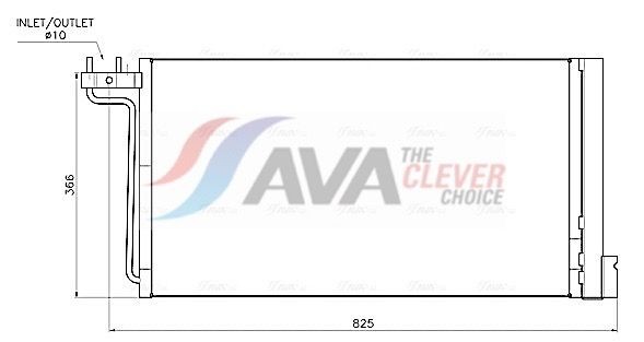 AVA COOLING SYSTEMS Kliimakompressor Artikli number: DNK447 soodsalt