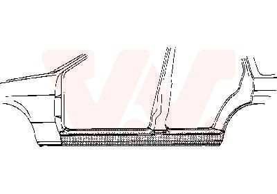 VAN WEZEL Rocker panel Article number: 3710103 cheaply
