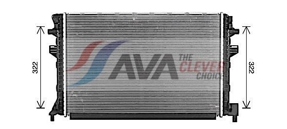 AVA COOLING SYSTEMS Radiaator, mootorijahutus Artikli number: VNA2383 soodsalt