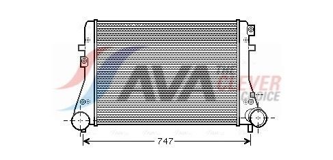 AVA COOLING SYSTEMS Intercooler Article number: VNA4306 cheaply