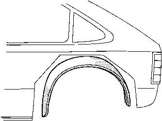 VAN WEZEL Repair panel Article number: 3727446 cheaply