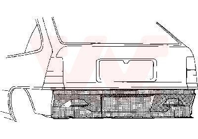 VAN WEZEL Rear Panel Article number: 3730136 cheaply