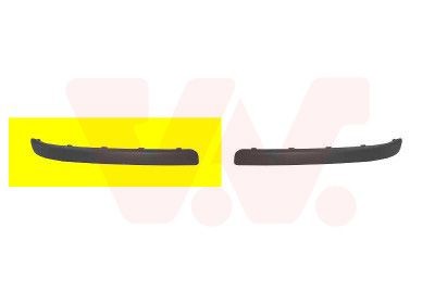 VAN WEZEL 3779553 Bumper moulding CORSA 1.7 DTI (F08, F68) 75 PS Diesel 2009