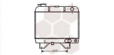 VAN WEZEL Radiaator, mootorijahutus Artikli number: 40002021 soodsalt