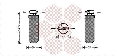 VAN WEZEL Dryer, air conditioning Article number: 4000D303 cheaply