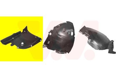 VAN WEZEL Wheel arch liner Article number: 4047438 cheaply