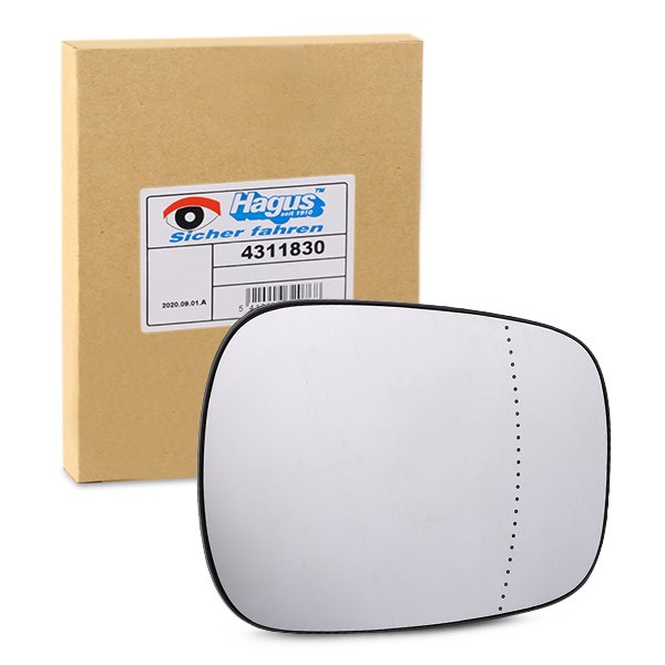 VAN WEZEL Mirror Glass, outside mirror Article number: 4311830 cheaply