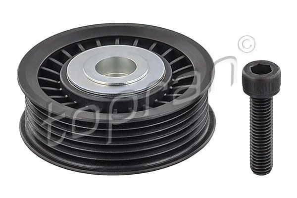 TOPRAN Deflection / Guide Pulley, v-ribbed belt Article number: 701 185 cheaply