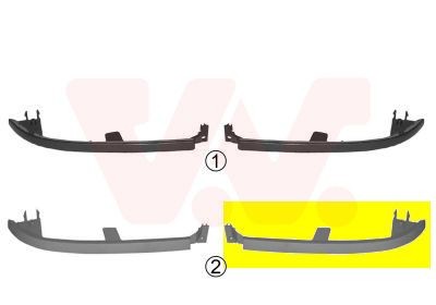 VAN WEZEL Headlight Trim Article number: 4338512 cheaply
