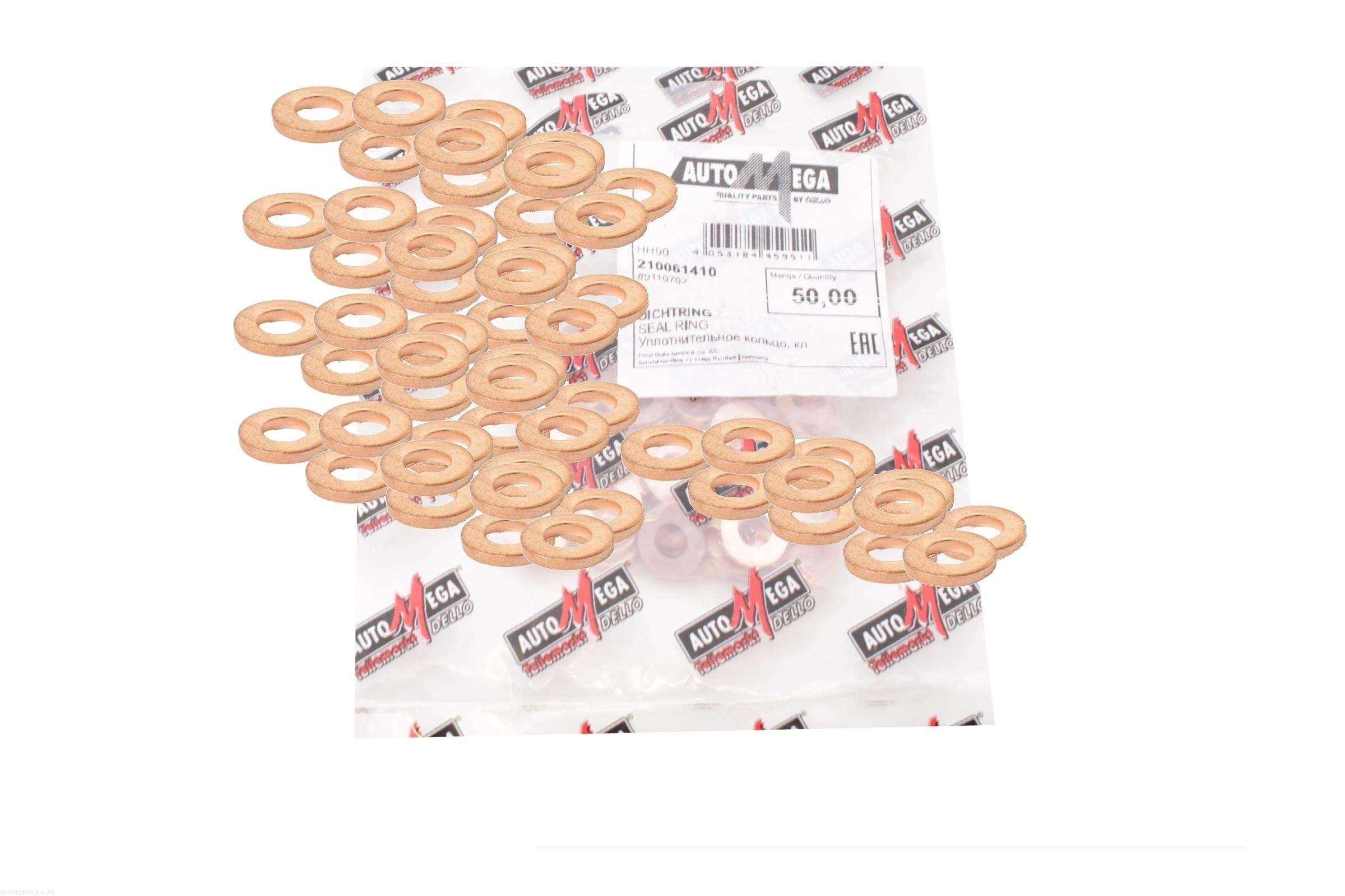 AUTOMEGA Seal Ring, injector Article number: 210061410 cheaply
