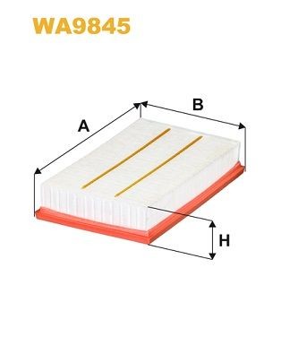 WIX FILTERS Air filter Article number: WA9845 cheaply