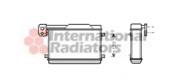 VAN WEZEL Heater matrix Article number: 47006013 cheaply