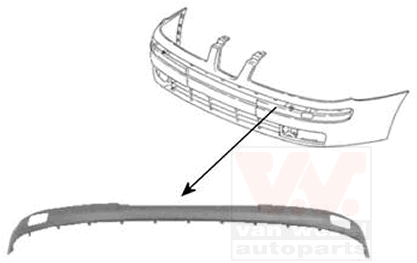 VAN WEZEL Bumper moulding Article number: 4914480 cheaply