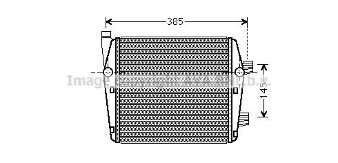 PRASCO Engine radiator Article number: VN2290 cheaply