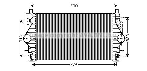 PRASCO Intercooler Article number: VN4246 cheaply