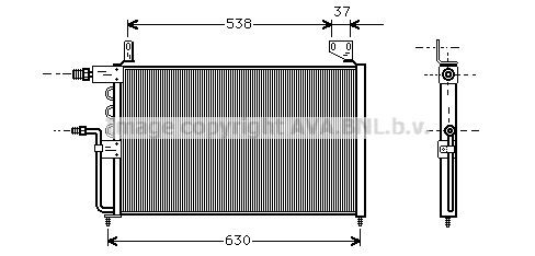 PRASCO Air conditioning condenser Article number: VN5138 cheaply