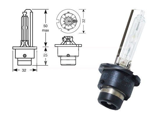 CARPRISS 70721103 Xenon lamp CORSA 1.3 CDTI (F08, F68) 70 PS Diesel 2009