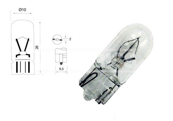 CARPRISS Bulb, indicator Article number: 79780279 cheaply