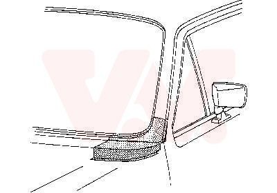 VAN WEZEL Windscreen Frame Article number: 5810152 cheaply