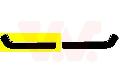 VAN WEZEL Front splitter Article number: 5813501 cheaply