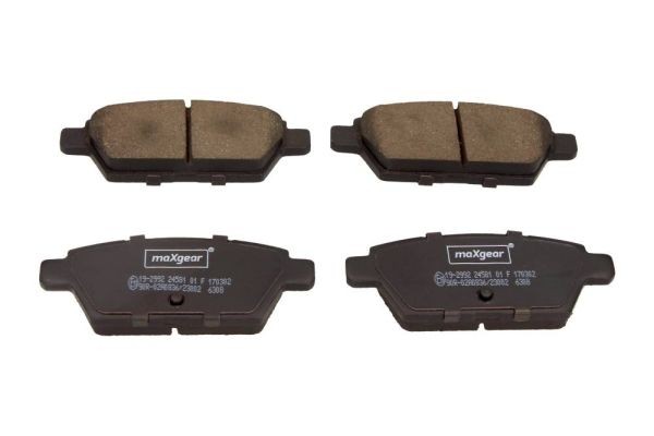 MAXGEAR Brake pad set Article number: 19-2992 cheaply