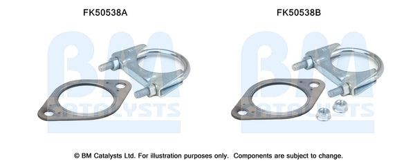 BM CATALYSTS Montagesæt, udstødningsrør Varenummer: FK50538 billige